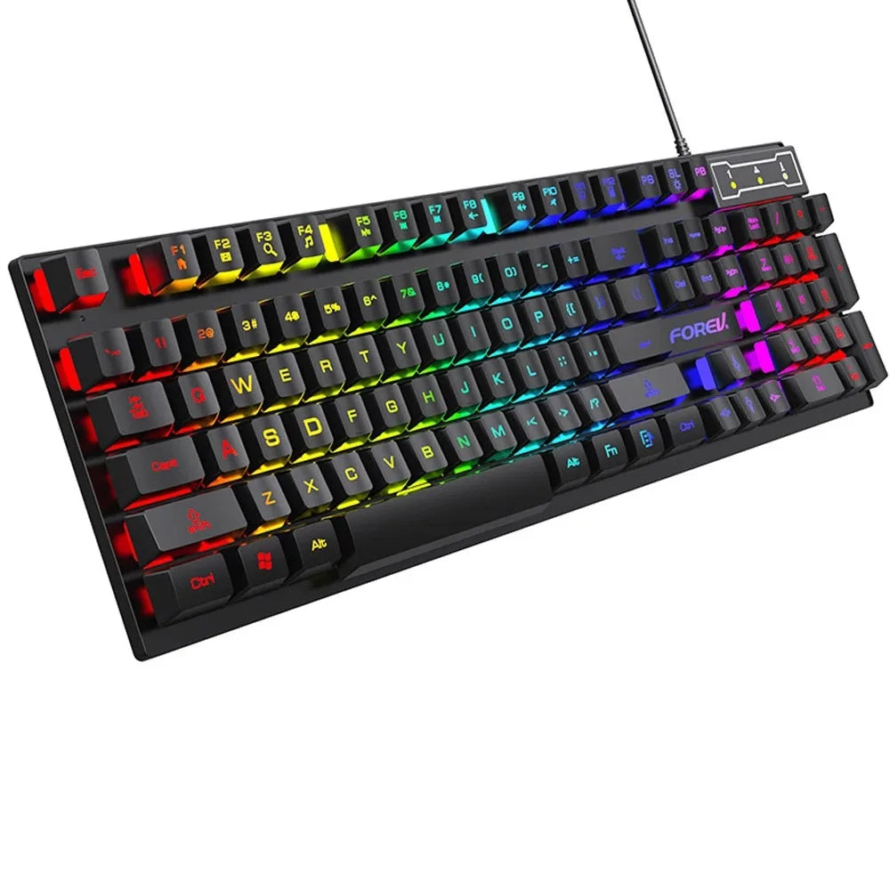 FOREV Multi-Color RGB Keyboard and Mouse Set