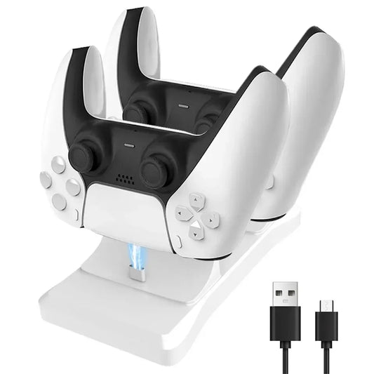 GAMINJA Dual Controller Charging Stand for Playstation 5 Controller
