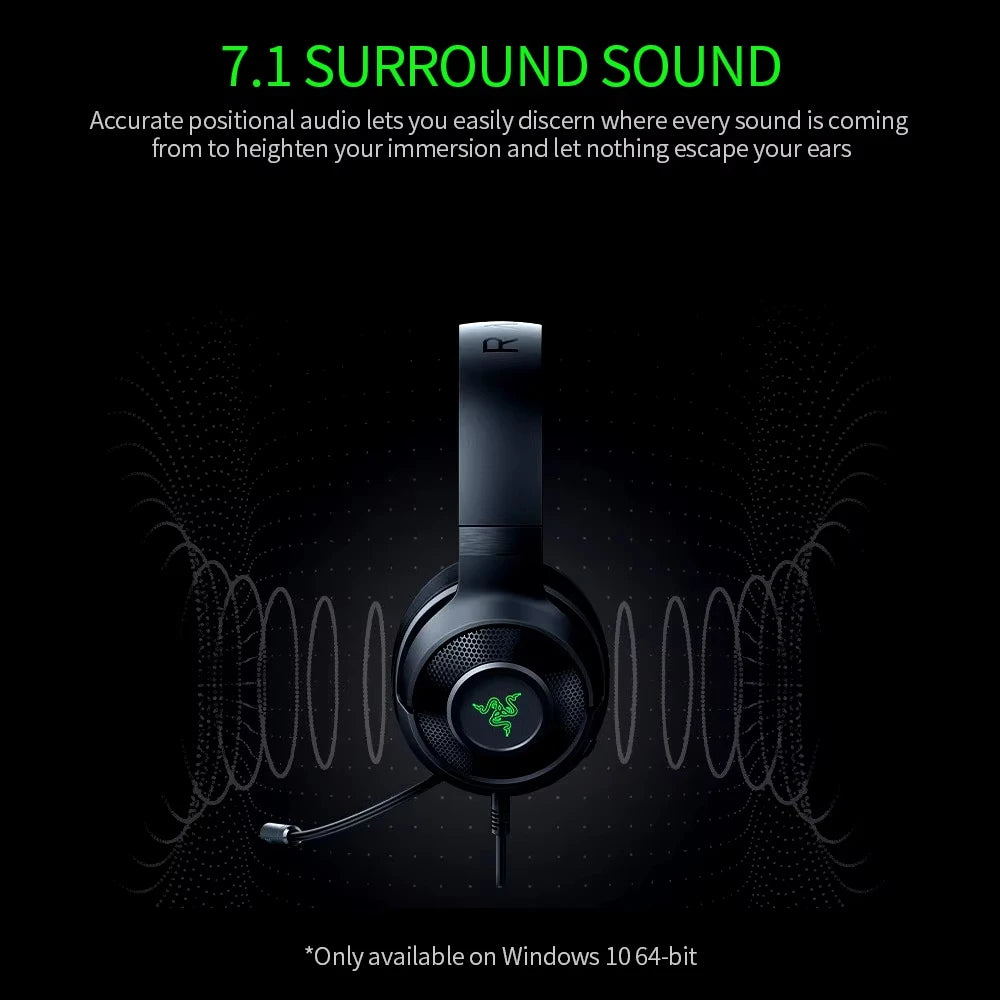 Razer Kraken V3 Wired Gaming Headset