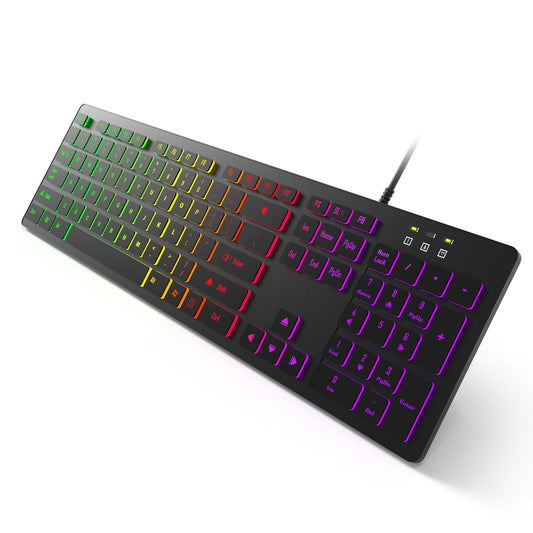 104 Key Ultra-Slim RGB Keyboard