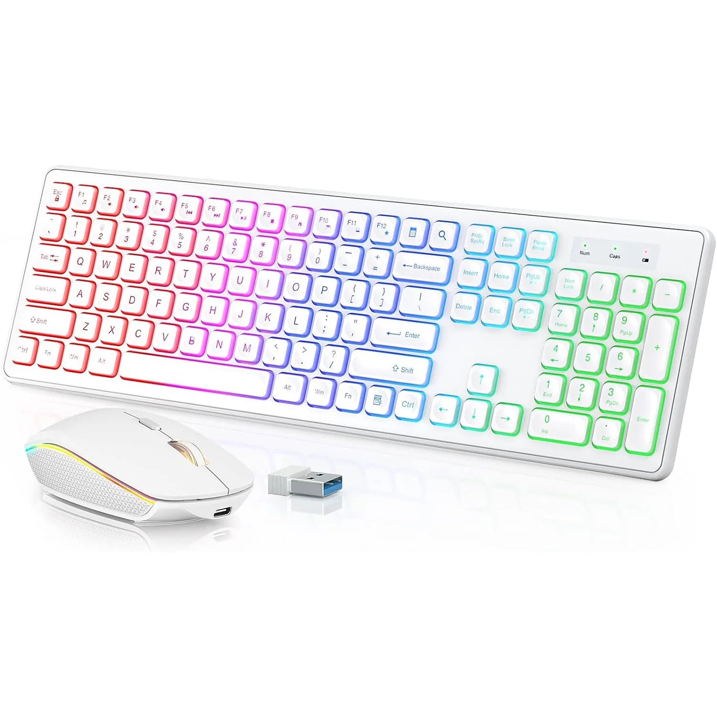 JOMAA Wireless RGB Keyboard and Mouse