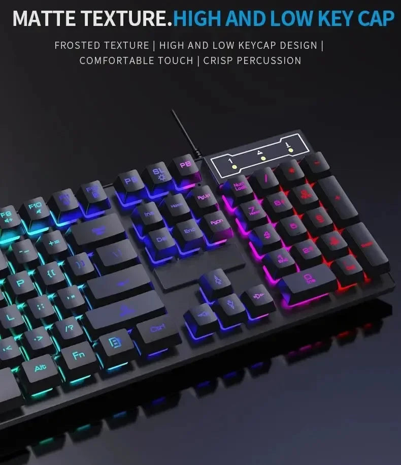 FOREV Multi-Color RGB Keyboard and Mouse Set