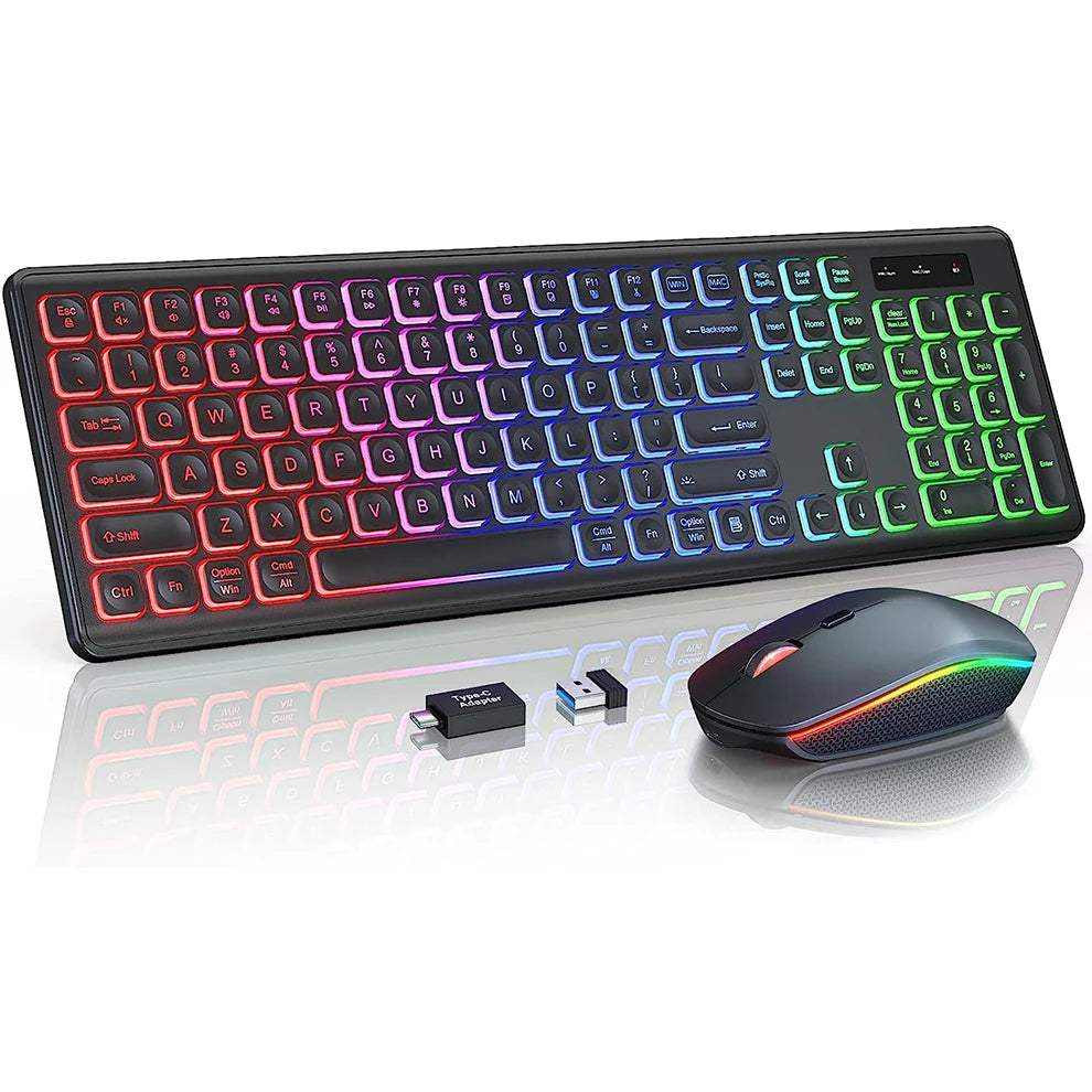 JOMAA Wireless RGB Keyboard and Mouse