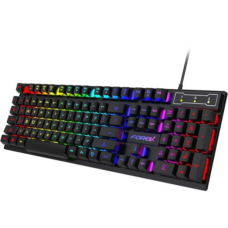 FOREV Multi-Color RGB Keyboard and Mouse Set