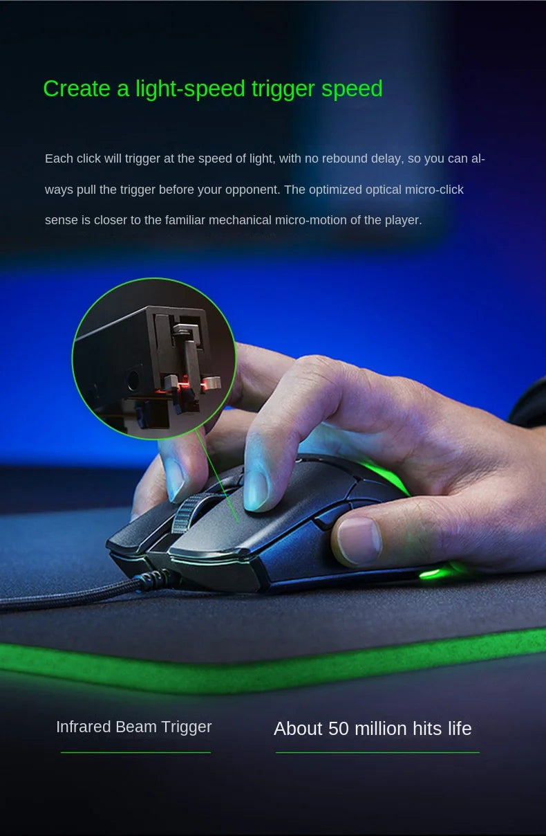 RAZER  Venomous Mini Cable Gaming Competitive Mouse Special Edition