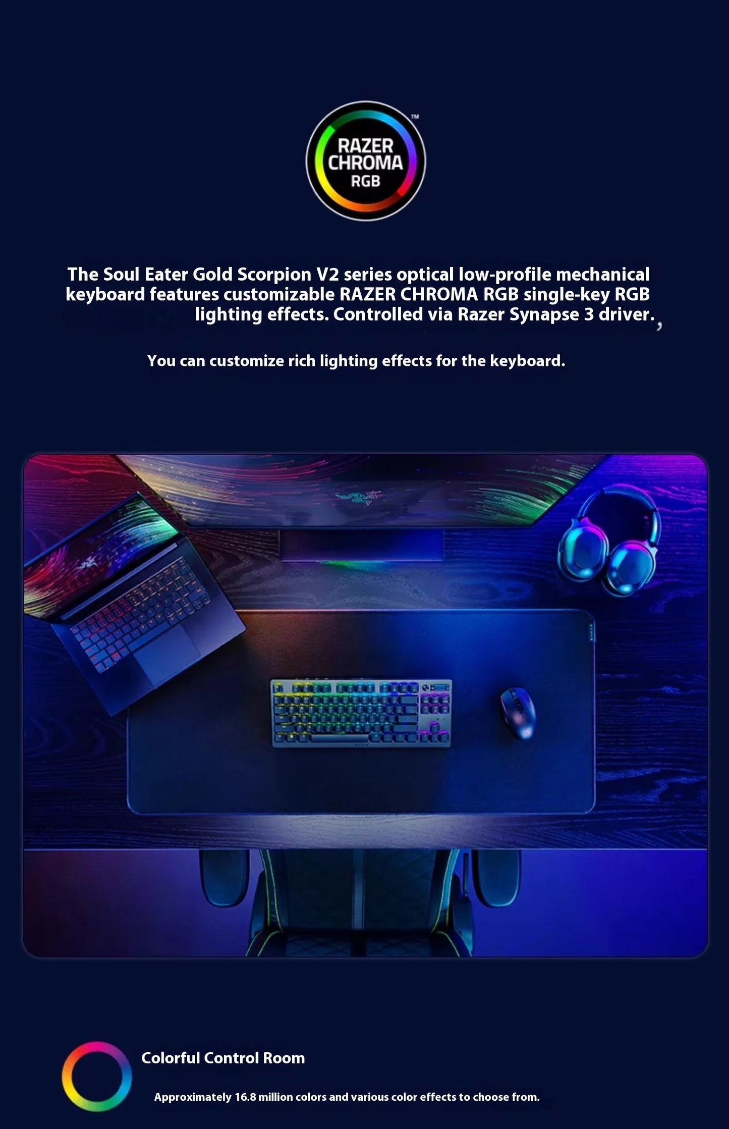 Razer Deathstalker V2 Mechanical Gaming Keyboard