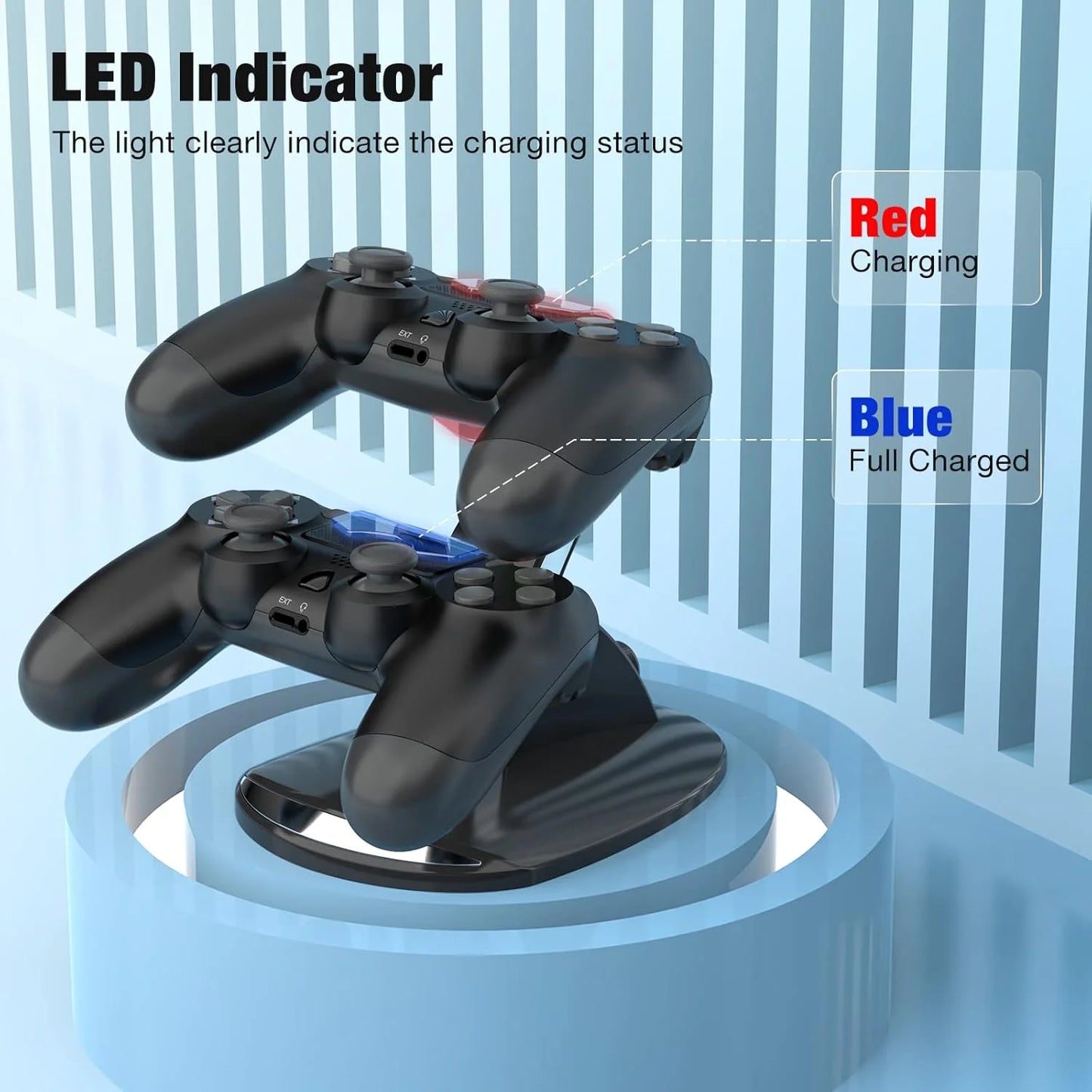 PS4 Controller Fast Charging Station Dual Charging