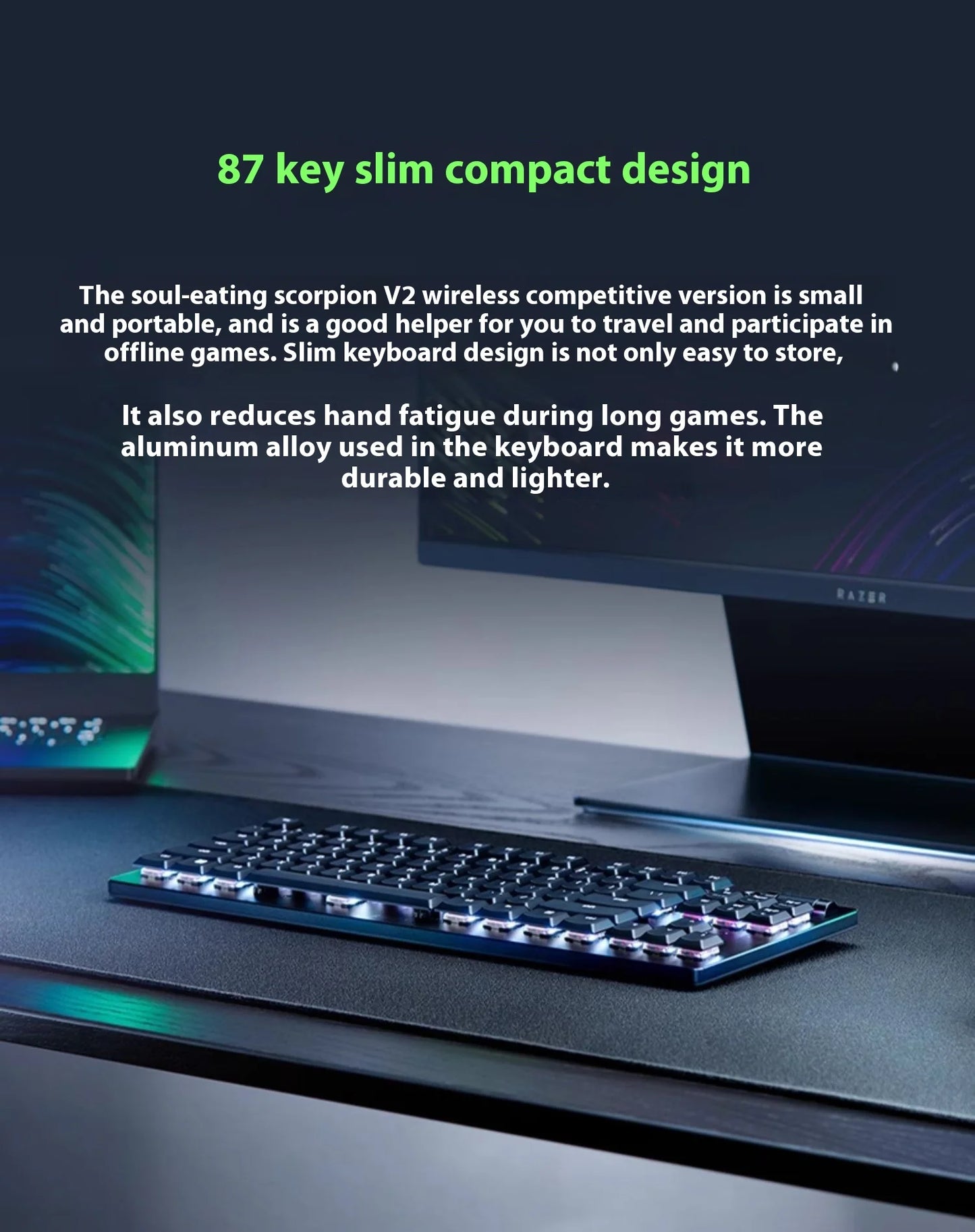 Razer Deathstalker V2 Mechanical Gaming Keyboard
