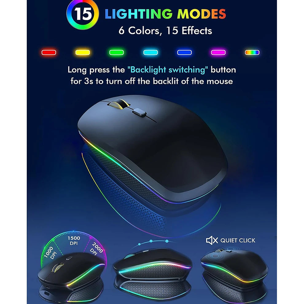 JOMAA Wireless RGB Keyboard and Mouse