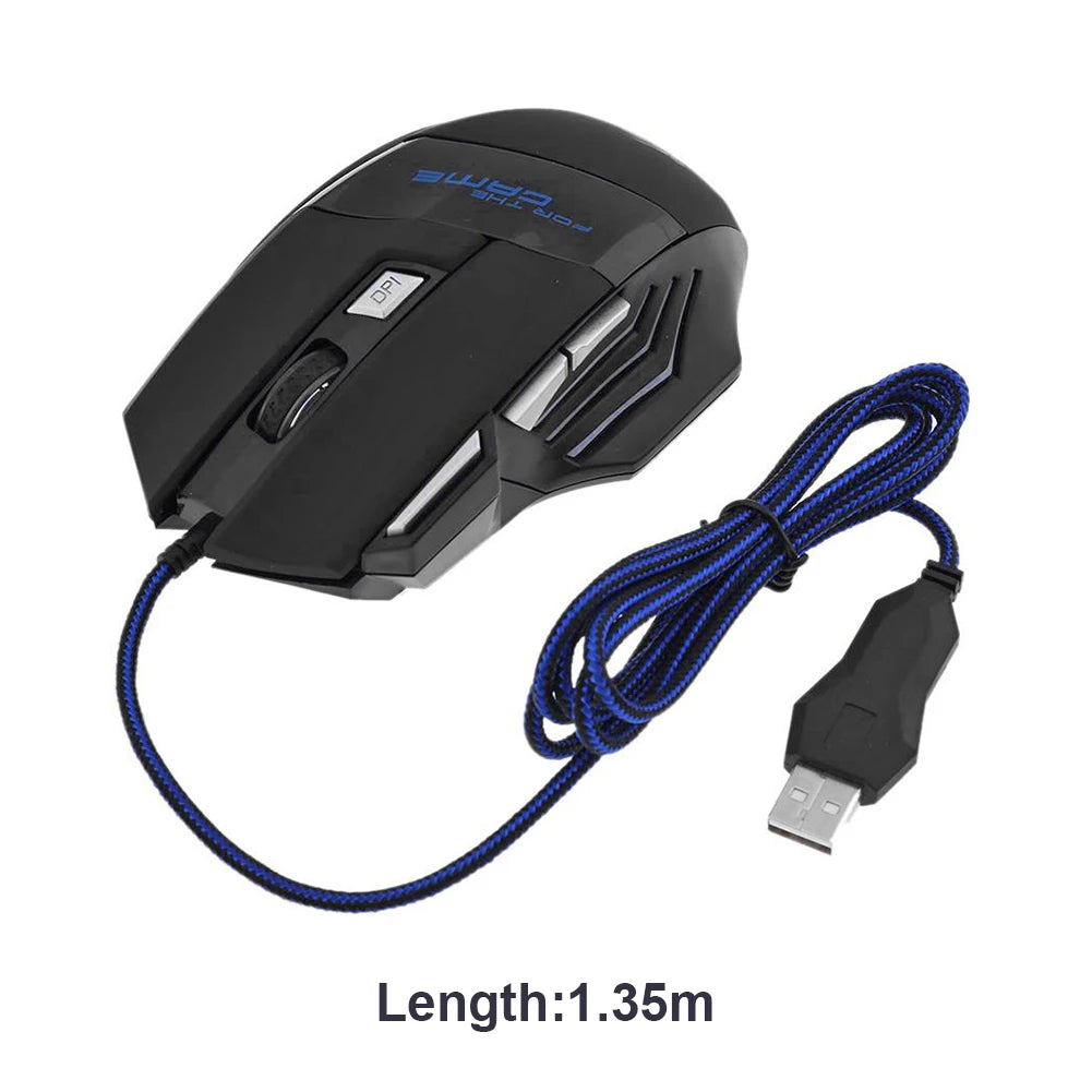 AlloySeed Wired Gaming Mouse 7-Color RGB