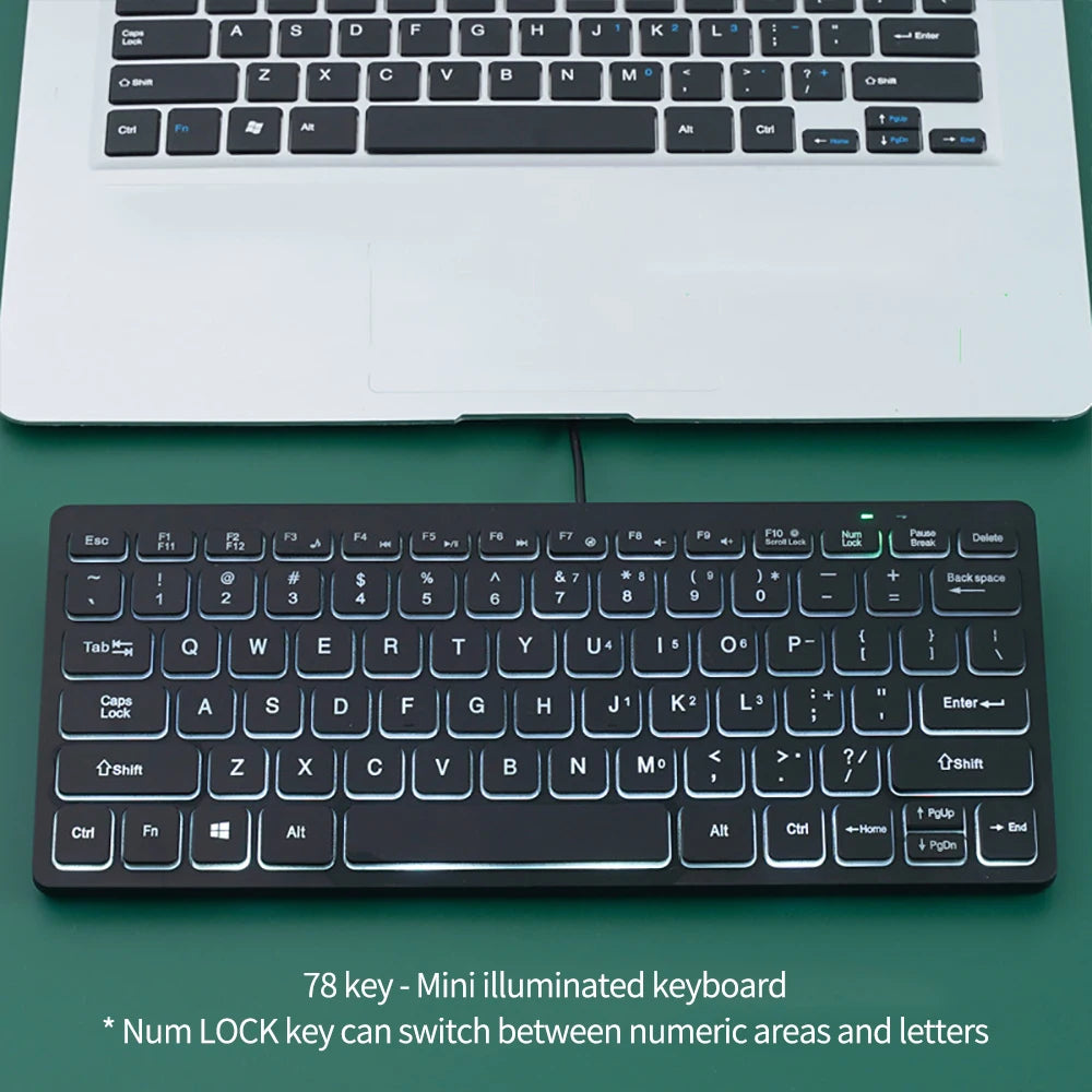 78 Key Wired RGB Keyboard