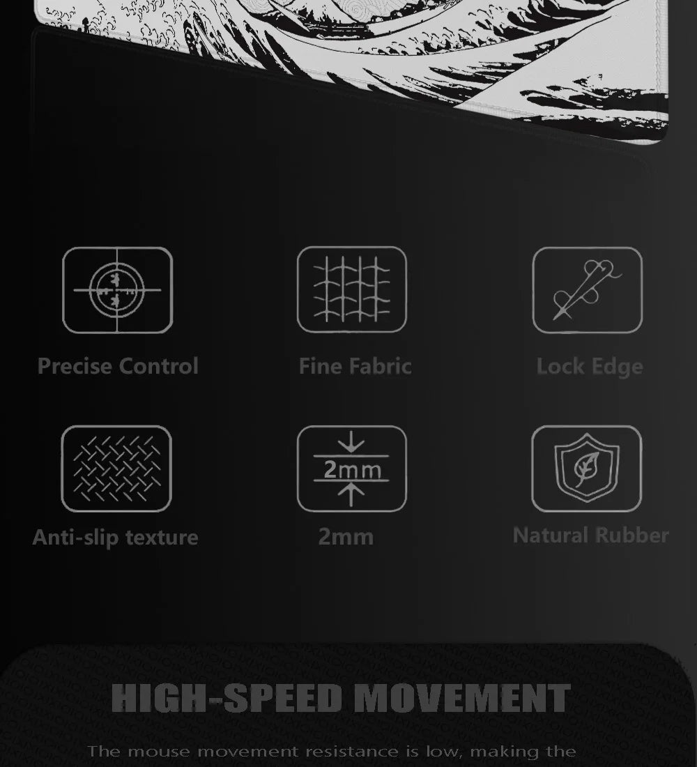 "Waves" Mousepad