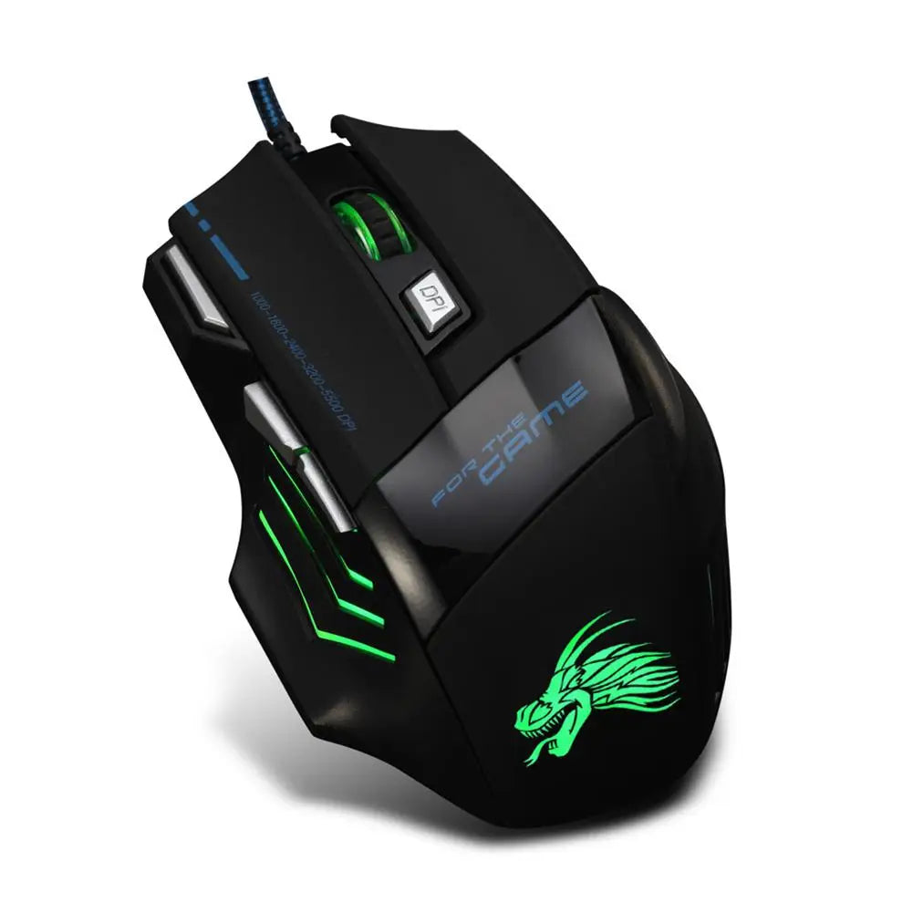 AlloySeed Wired Gaming Mouse 7-Color RGB