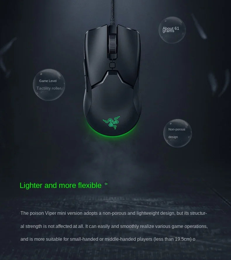 RAZER  Venomous Mini Cable Gaming Competitive Mouse Special Edition