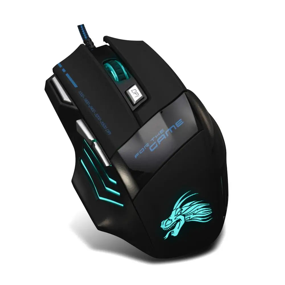 AlloySeed Wired Gaming Mouse 7-Color RGB