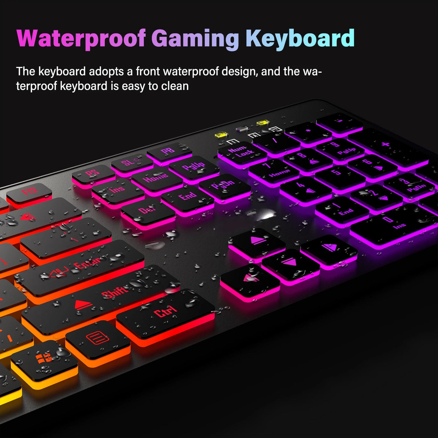 104 Key Ultra-Slim RGB Keyboard