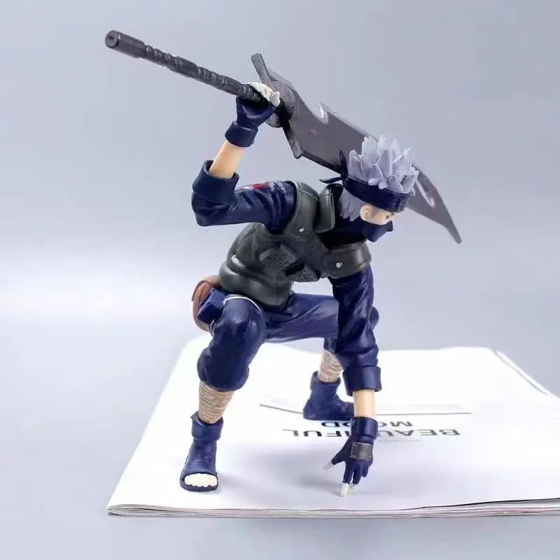 Anime Naruto Figure NARUTO Kakashi Figures Action Figure Accessories Car Ornaments Cartoon Kids Toys Gifts