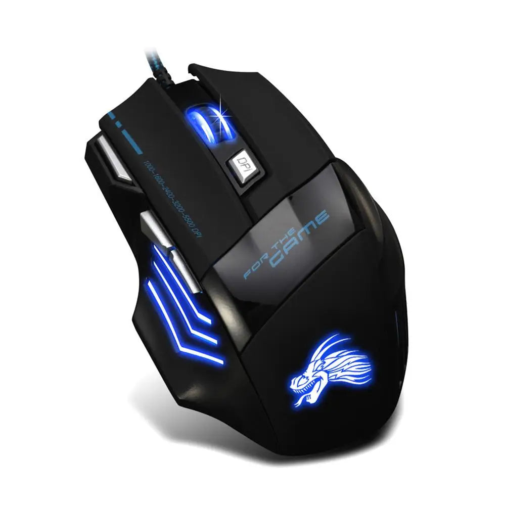 AlloySeed Wired Gaming Mouse 7-Color RGB