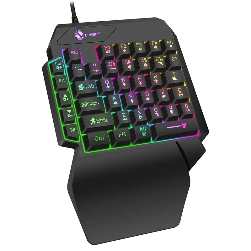 35-Key Single-Handed Mechanical Gaming Keyboard