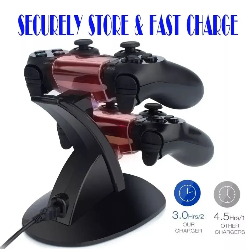 PS4 Controller Fast Charging Station Dual Charging
