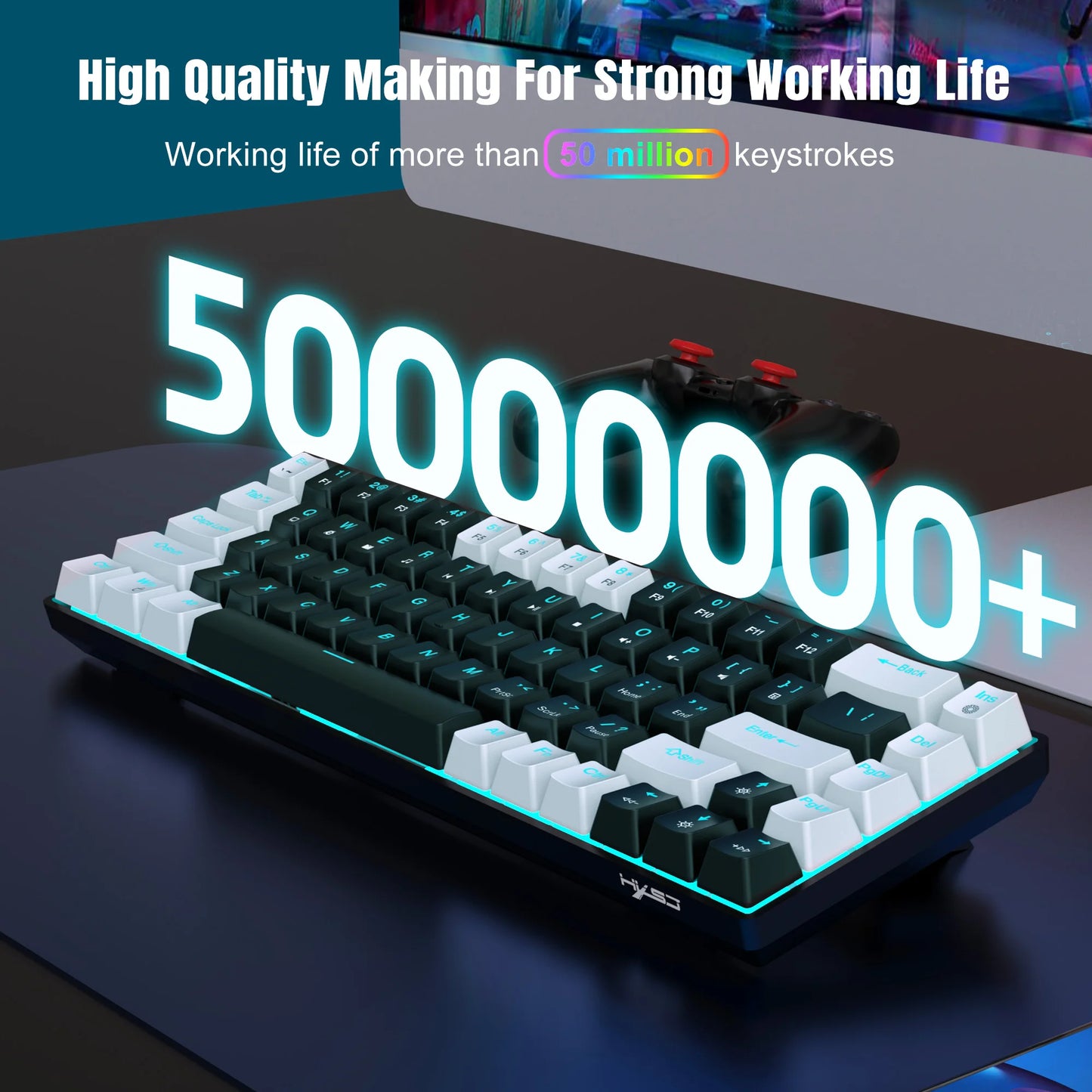 HXSJ 68 Key RGB Keyboard