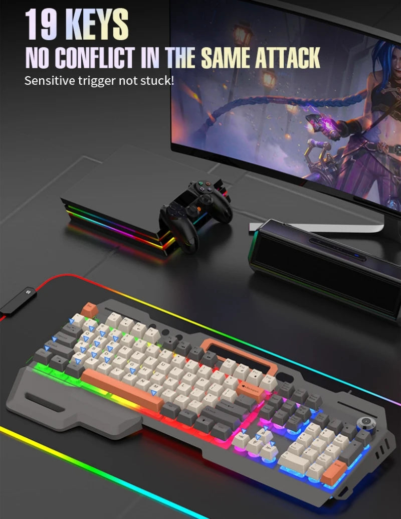 YQT Ultra RGB Gaming Keyboard